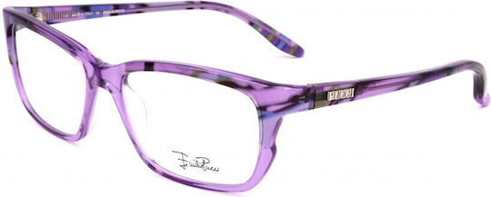 Emilio Pucci Damen Acetat Brillengestell mit Rezept Lila EP2664 904