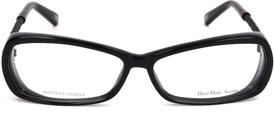 Bottega Veneta Weiblich Kunststoff Brillenrahmen Schwarz