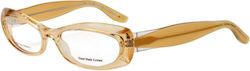 Bottega Veneta Women's Acetate Brown Prescription Eyeglass Frame