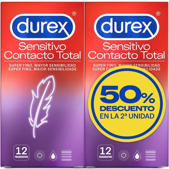 Durex Sensitivo Contacto Total Condoms 12pcs