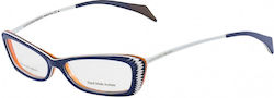 Alexander McQueen Femei Plastic Rame Ochelari Albastru Alexander McQueen Femei Plastic Rame Ochelari Albastru