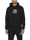 Fubu Herren Sweatshirt mit Kapuze Schwarz