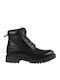 Leder Herrenstiefel Schwarz MH-102H01