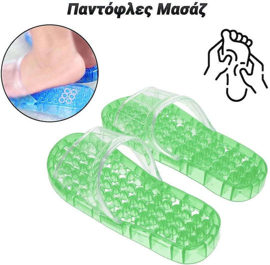 slippers Massage for the Legs Green