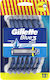 Gillette Blue3 Plus Comfort Disposable Razor Single Use with 3 Blades & Lubricious Strip