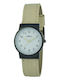 Arabians Women's Watch with Beige Fabric Strap