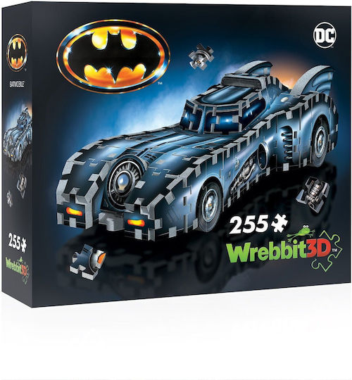 Dc Comics - Batmobile Puzzle 3D 255 Pieces