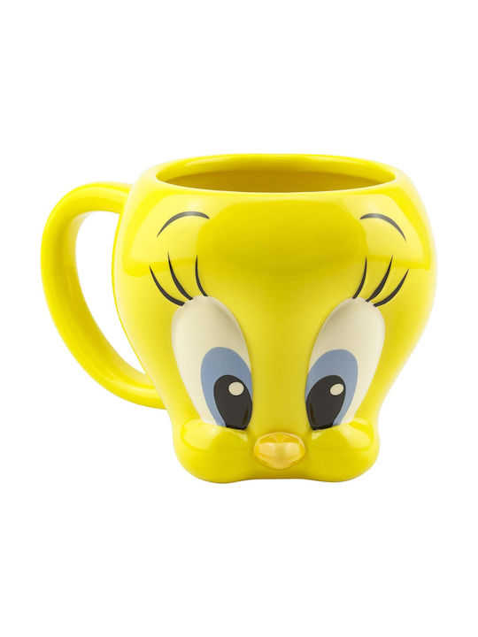 Tweety 3d Cană Ceramică Galbenă 350ml 1buc