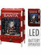 Koopman Christmas Illuminated Decorative Red with Music 40x25x15cm.