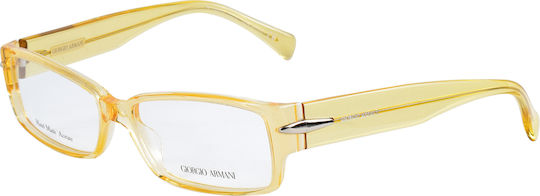 Armani Exchange Plastic Eyeglass Frame Yellow