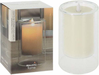 Koopman Christmas Battery Candle 15x10cm