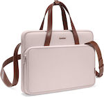 tomtoc Τσάντα Ώμου / Χειρός για Laptop σε Ροζ χρώμα H22C1P2