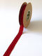 Kappa Decor Weihnachtliche Farbband Stoff Rot 900x2.5cm 1Stück