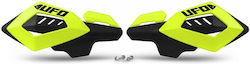 UFO Motorcycle Protective Hand Guards in Yellow Colour