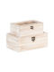 BigBuy Wooden Decorative Box