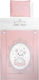 Lorelli Set Für Krippe Little Bear Pink 4Stück
