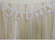 Decocraft Garland for Party in Ecru color