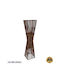 GloboStar Palma Floor Lamp H130xW30cm. with Socket for Bulb E27 Brown