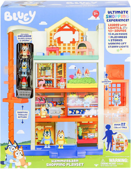 Liniex Bluey - Shopping Playset Bluey για 3+ Ετών