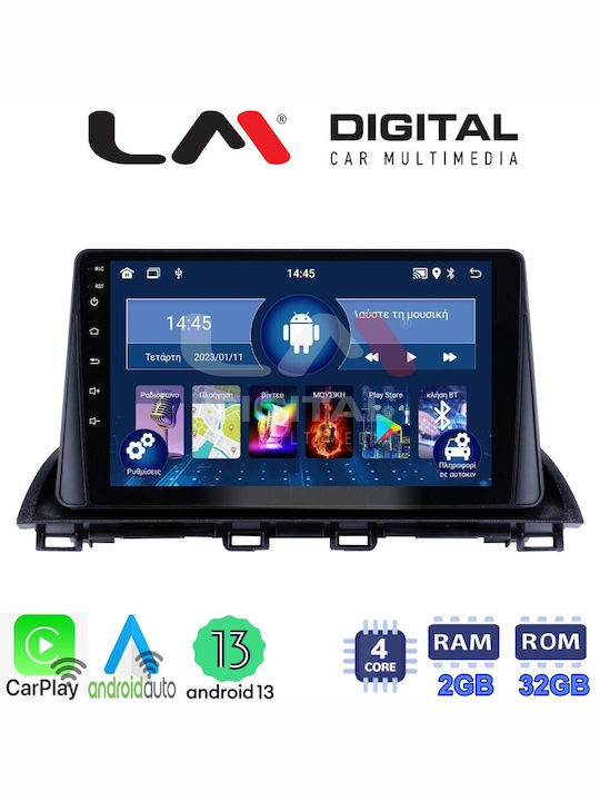 LM Digital Ηχοσύστημα Αυτοκινήτου για Mazda CX-4 2014 > (Bluetooth/USB/WiFi/GPS/Apple-Carplay/Android-Auto)
