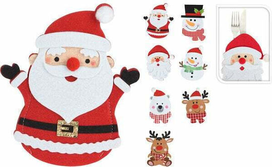 Koopman Weihnachtliche Etui für Besteck L19xB13cm. (Μverschiedene Designs/Farben)