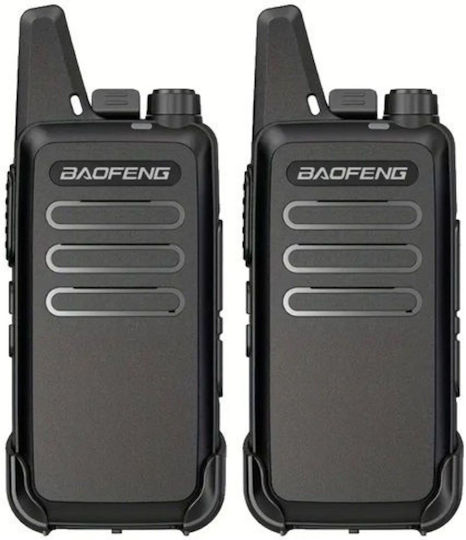 Baofeng BF-T20 Walkie Talkie 5W χωρίς Οθόνη Σετ 2τμχ