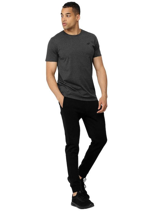 4F Herren Kurzarmshirt Dark Grey