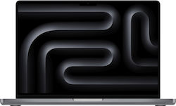 Apple MacBook Pro 14" (2023) 14.2" Retina Display 120Hz (M3-8-core/16GB/512GB SSD) Spațiu gri (Tastatură GR)