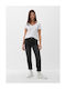 Women's Jean Pants in Mom Fit Black