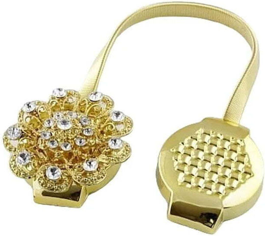 Metallic Curtain Tie-Back Rope Gold