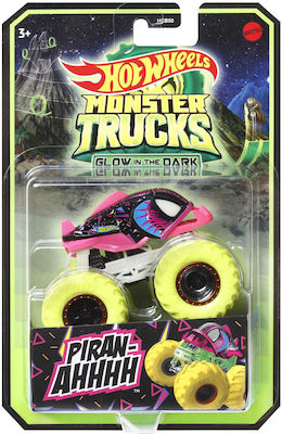 Hot Wheels Glow in The Dark Car Piran-Ahhhh for 3++ Years