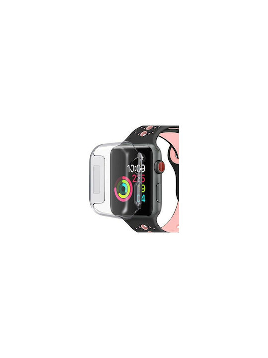 Προστατευτική Silicone Case in Transparent color for Apple Watch 41mm