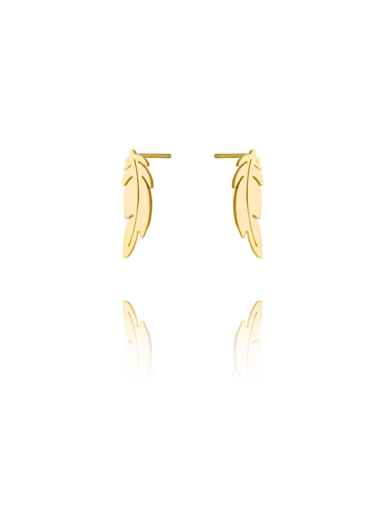 ecarla Earrings made of Steel Gold Plated