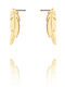 ecarla Earrings made of Steel Gold Plated