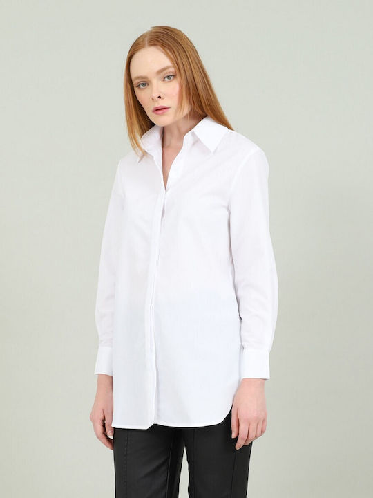 Doca Women's Long Sleeve Shirt White