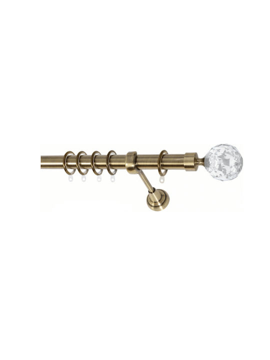 Import Hellas Metallic Curtain Pole No9 Single ...