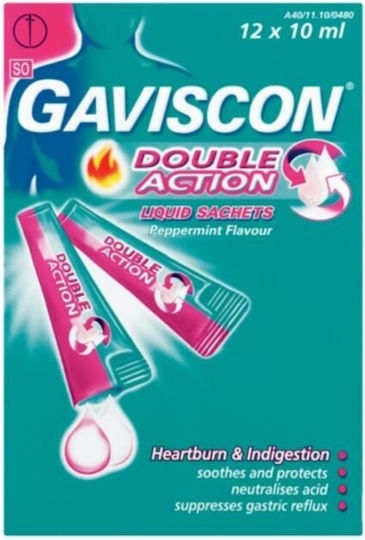 Gaviscon Dual Action Special Dietary Supplement 12 x 10ml