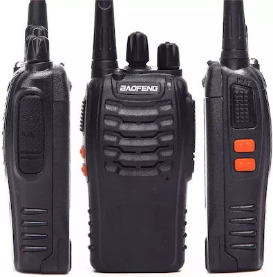 Baofeng BF-888S UHF/VHF Wireless Transceiver 5W without Screen Black 6pcs