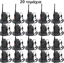 Baofeng BF-888S UHF/VHF Wireless Transceiver 5W without Screen Black 20pcs