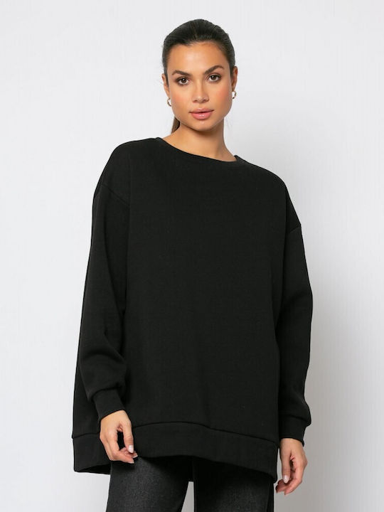 Della Moda Women's Sweatshirt BLACK