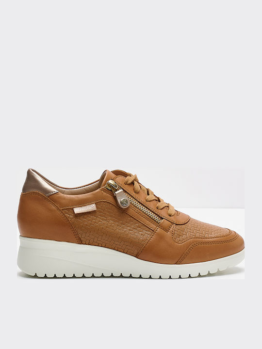 Mephisto Γυναικεία Ανατομικά Sneakers Καφέ