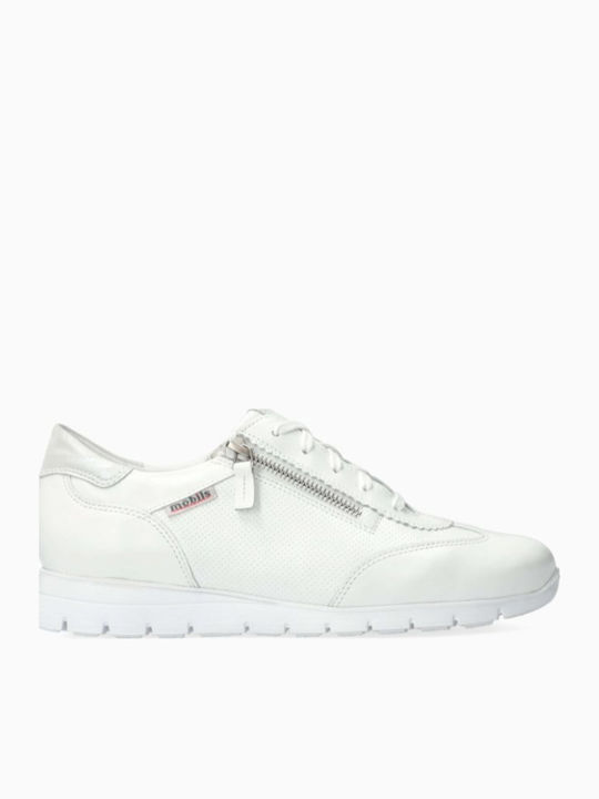 Mephisto Γυναικεία Ανατομικά Sneakers Λευκά
