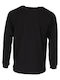 Everbest Men's Long Sleeve Blouse BLACK