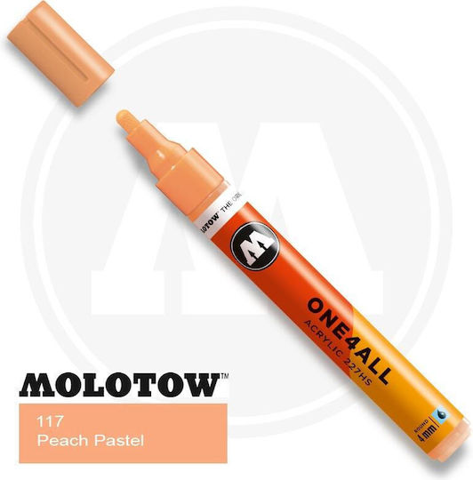 Molotow One4all Акрилен Маркер 4мм Peach Pastel