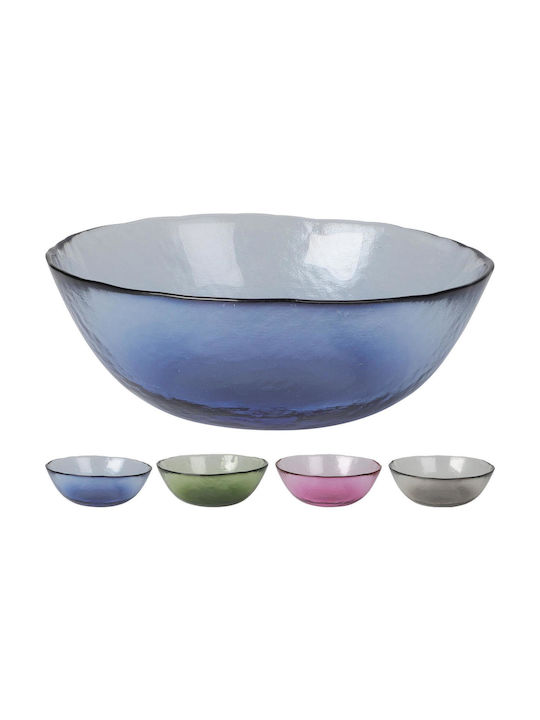 ArteLibre Glass Salad Bowl Multicolour 15x15x6cm