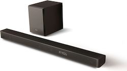 Hisense Soundbar 280W 3.1 cu Subwoofer fără fir și Control la distanță Black