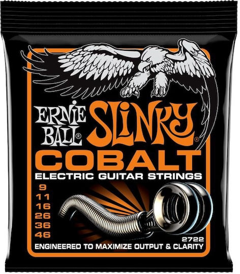 Ernie Ball Set Corzi Pentru Chitară Electrică Cobalt 9 - 46