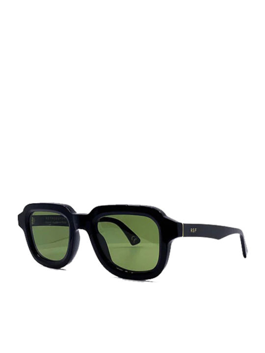 Retrosuperfuture Lazarus Unisex Sunglasses with Black Plastic Frame and Green Lens RETROSUPERFUTURE-LAZARUS