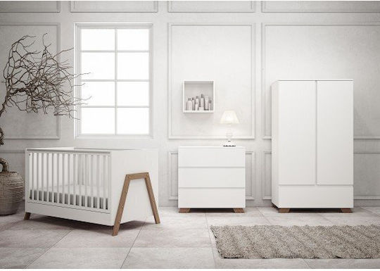 Casababy Patut Cabriolet Oslo Albă