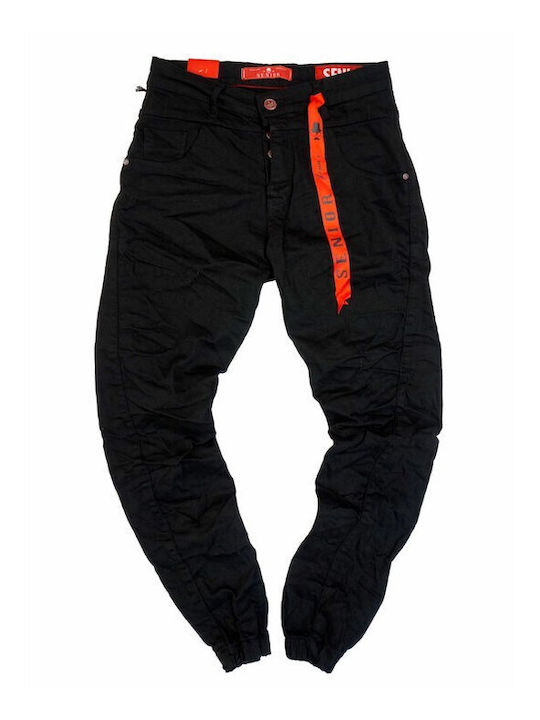 Senior Men's Jeans Pants BLACK 320